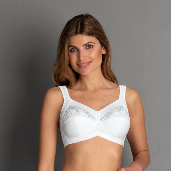 Embroidered Non-Wired Post Surgery Bras 2 Pack, Lingerie