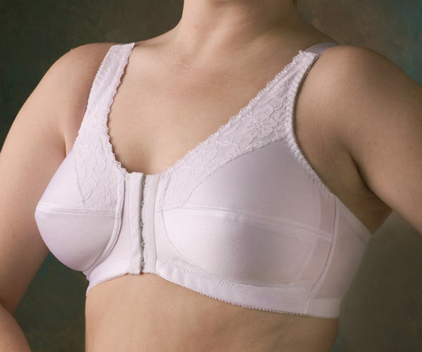 Nearly Me Front Closure Pocketed Bra - CureDiva