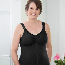 Zip-Front Post-Surgical Camisole with Drain Management Style 952