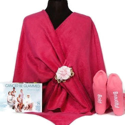 Dark Pink Fleece Gift Set