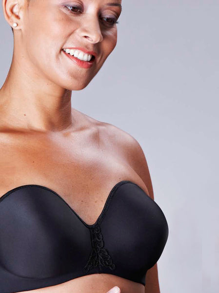 American Breast Care Mastectomy Bra Soft Shape T-Shirt Size 36A Black at   Women's Clothing store
