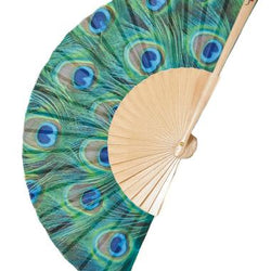 Peacock Fan & Pouch