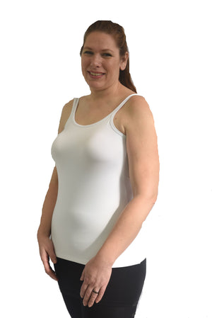 Classic Mastectomy Camisole Tank Top with Built-In Breast