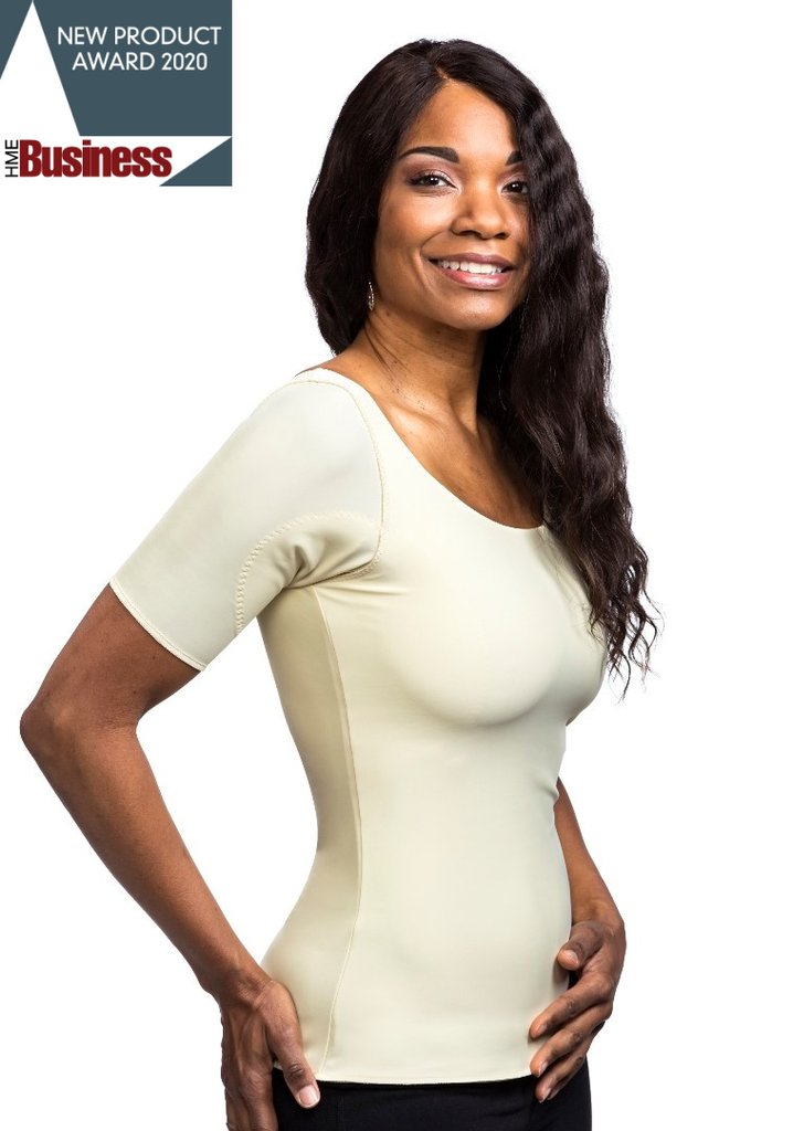Compression T Shirt soothes Underarms, Upper Chest, Abdomen and Back – Wear  Ease, Inc.