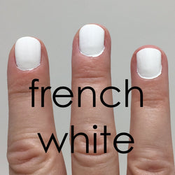 French White Non Toxic Nail Polish