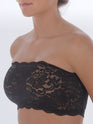 Unlined Lace Bandeau Bra