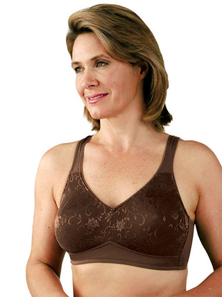 Classique Mastectomy Seamless Sleek Comfort Cotton Bra 40A Beige